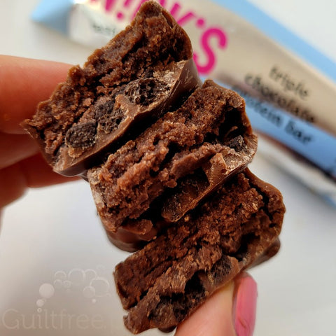 N!ck's Nicks Triple Chocolate Protein Bar 209kcal - milk chocolate protein bar with chocolate cream