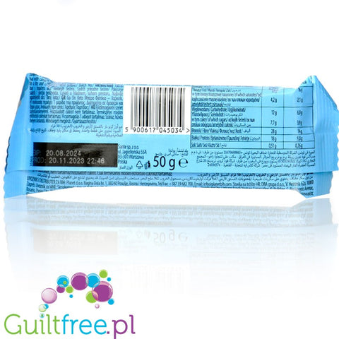 Sante Go On Keto Bar Peanut & Carob  - niskowęglowodanowy baton bez cukru i kakao, 232kcal, Orzechy Ziemne & Karob