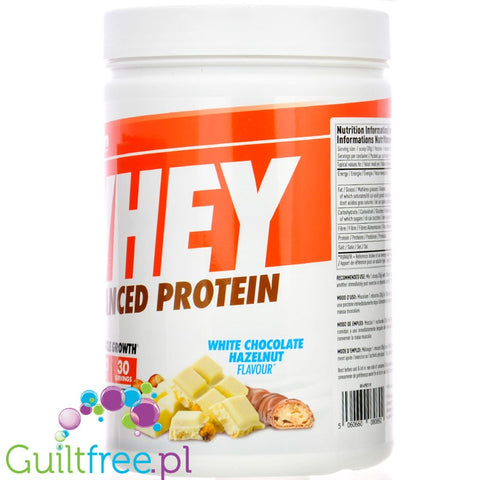 Per4m Whey Advanced Protein White Chocolate Hazelnut 900g - gęsta odżywka białkowa WPC, WPI & MPC, Biała Czeko & Orzechy laskowe