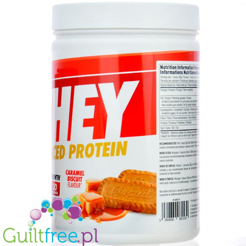 Per4m Whey Advanced Protein Caramel Biscuit 900g - gęsta odżywka białkowa WPC, WPI & MPC, Karmelizowany Herbatnik