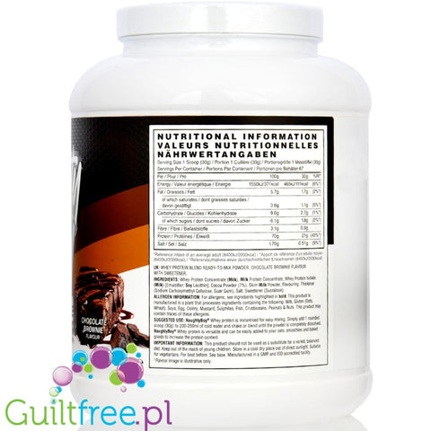 Naughty Boy Whey Acvanced Protein Chocolate Brownie 2010g