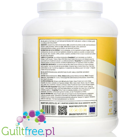 Naughty Boy Whey Acvanced Protein Vanilla Ice Cream 2010g
