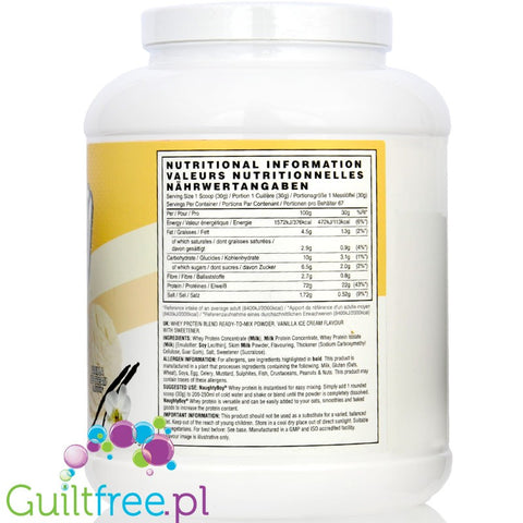 Naughty Boy Whey Acvanced Protein Vanilla Ice Cream 2010g