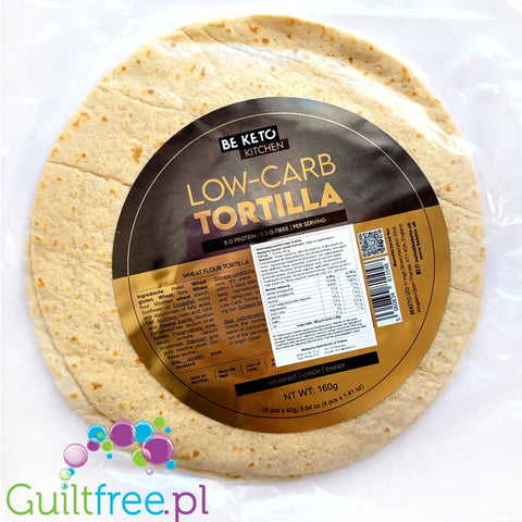 BeKeto Kitchen Low Carb Tortilla - tortille niskowęglowodanowe 4 x 115kcal