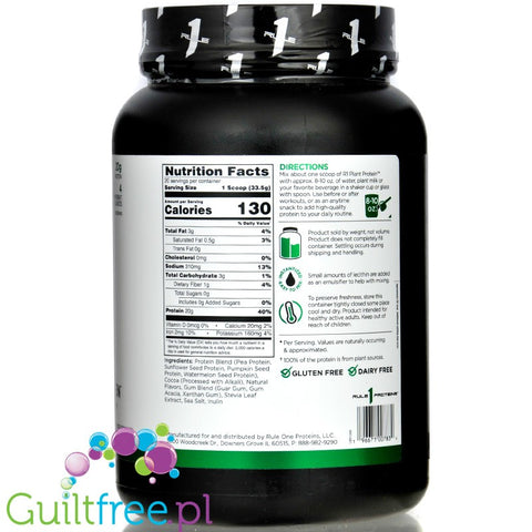 Rule1 R1 Plant Protein Chocolate 1,48lbs vegan protein powder, single sachet
