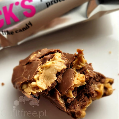 N!ck's Nicks Peanut Butter Protein Bar 214 kcal - baton białkowy bez dodatku cukru ze stewią i erytrolem
