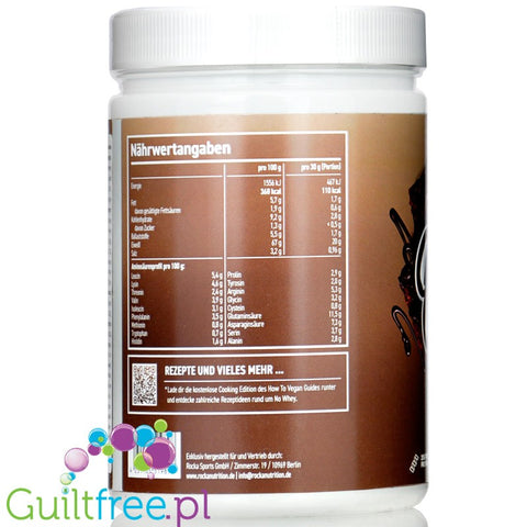 Rocka Nutrition NO WHEY Chocolate Brownie 300g
