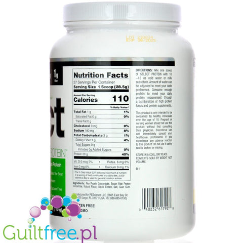 copy of Select Protein Vegan Series, Cinnamon Delight  27serv