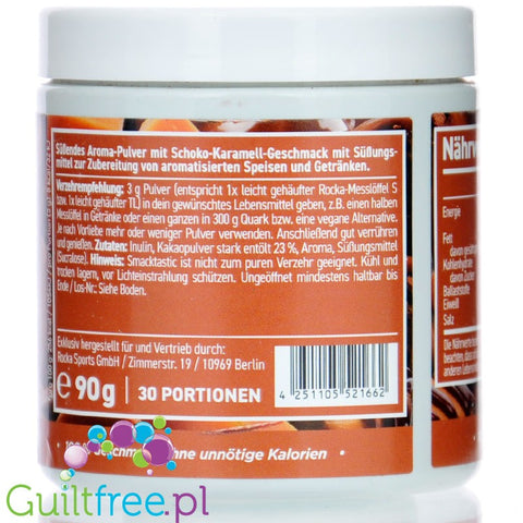 Rocka Nutrition Smacktastic Choco Caramel Fudge 90g - vegan concentrated food flavoring