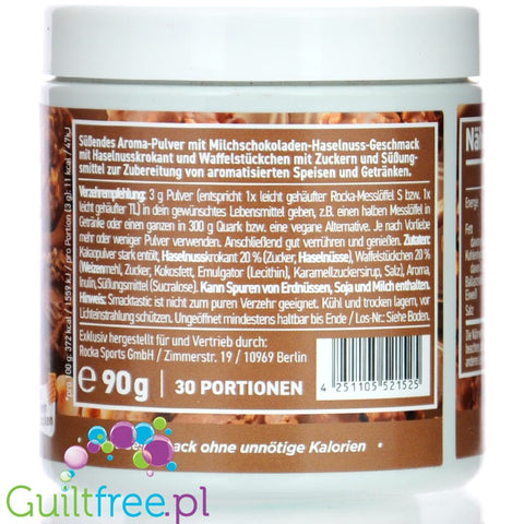 Rocka Nutrition Smacktastic Crunchy Nougat 90g - vegan concentrated food flavoring