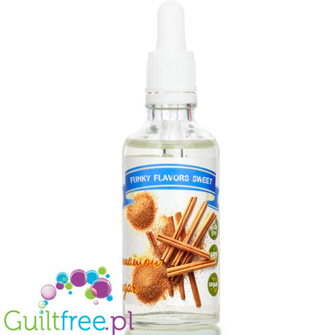 Funky Flavors Sweet Cinnamon Sugar - słodzony aromat cynamonowy bez cukru i bez tłuszczu