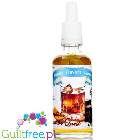Funky Flavors Sweet Captain Sparrow's Quest - słodkie kropelki o smaku ciemnej czekolady z pomarańczą i rumem