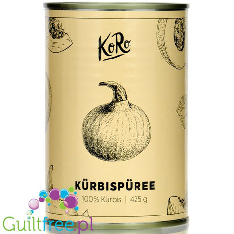 KoRo Puree z Dyni 425g - 100% puree z dyni 54kcal