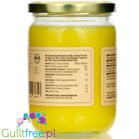 KoRo Bio Ghee 420g - organiczne masło klarowane 100%