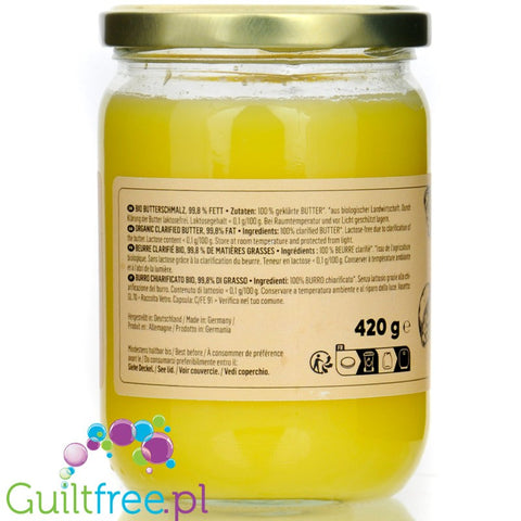 KoRo Bio Ghee 420g - organiczne masło klarowane 100%
