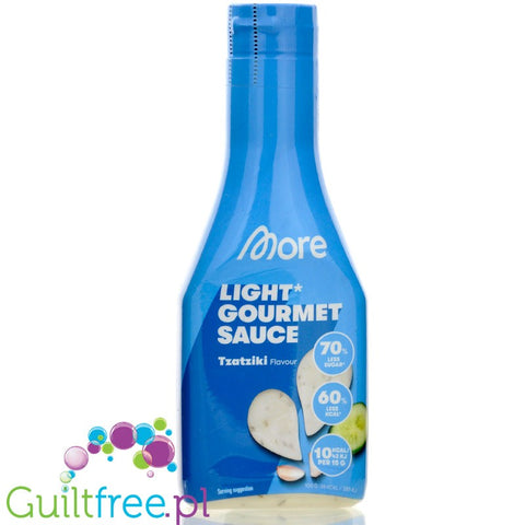 More Nutrition Light Gourmet Sauce Tzatziki - kremowy sos w stylu tzatziki 60% mniej kalorii