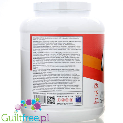 Naughty Boy Whey Advanced Protein Caramel Biscuit 2010g