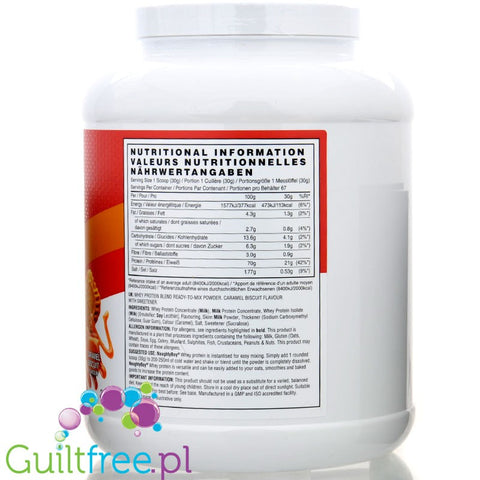 Naughty Boy Whey Advanced Protein Caramel Biscuit 2010g