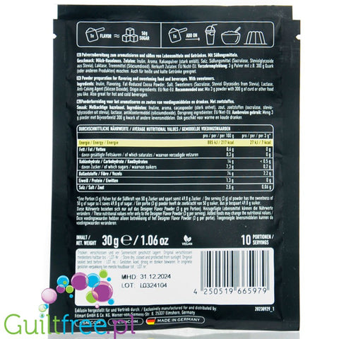 ESN Designer Flavor Powder Milky Hazelnut 30g - aromat w proszku do ciast i deserów o smaku Mleczny Orzech Laskowy, saszetka