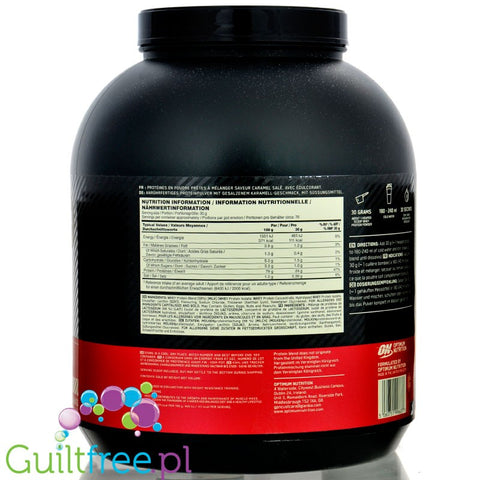 Optimum Nutrition, Whey Gold Standard Salted Caramel 2,28KG - odżywka białkowa, limitowany smak Solony Karmel
