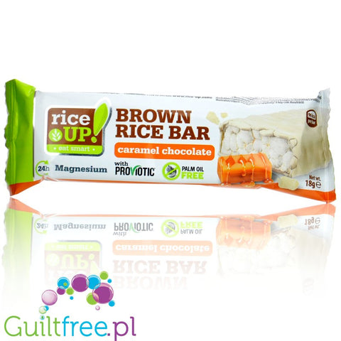 RiceUP Brown Rice Bar Caramel Chocolate 96kcal