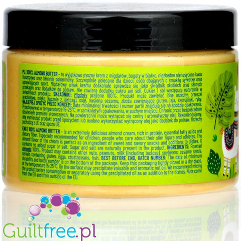 OstroVit NutVit smooth almond butter 100% nuts