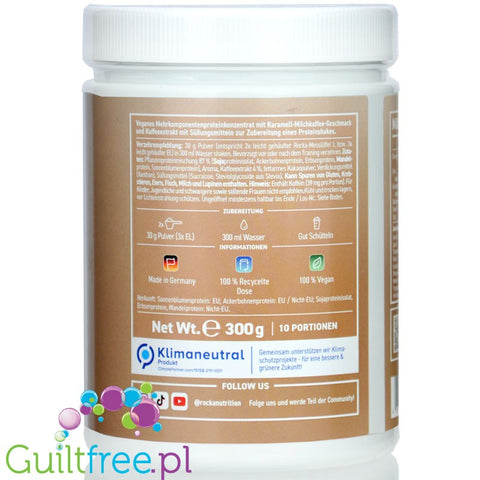 Rocka Nutrition NO WHEY Vanilla Caramel Latte 300g