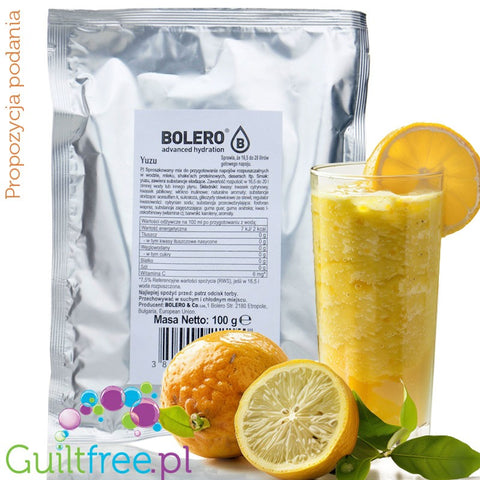 Bolero Drink XXL Yuzu, instant mix powder for 20L drink