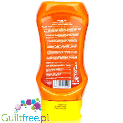 Rabeko Samurai Zero 350ml : samurajski kremowo-pikantny majonezowy sos & dip do frytek 59 kcal