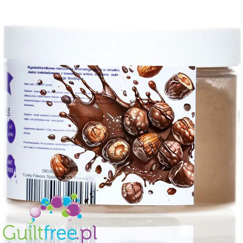 Funky Flavors Splash Caramelato Hazelnut 200g - aromat słodzący w proszku, smak Karmelizowane Orzechy Laskowe w Czekoladzie
