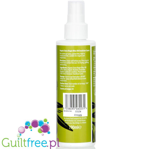 Groovy Food Olive Oil - organic spray with extra virgin olive oil
