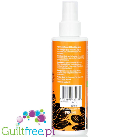 Groovy Food Sunflower Oil - organic spray with extra virgin sunflower oil