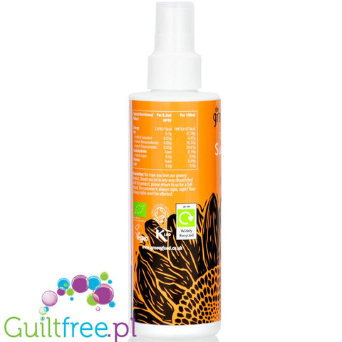 Groovy Food Sunflower Oil 1 calorie spray - organiczny spray z olejem słonecznikowym