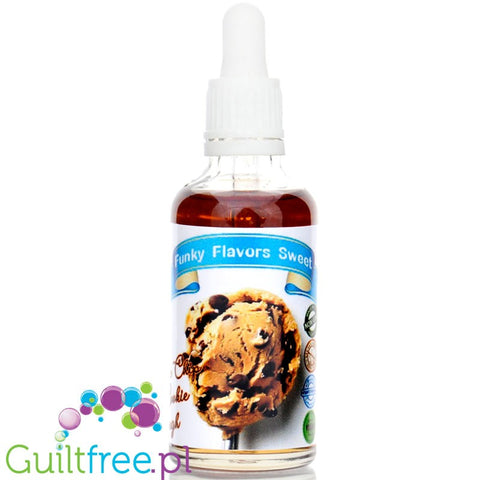 Funky Flavors Sweet Chocolate Chip Cookie Dough sugar free liquid flavor with sucralose