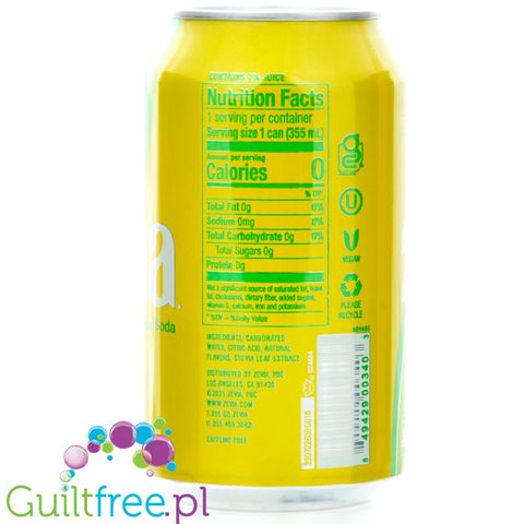 Zevia Zero Lemon Lime Twist - 100% naturalny napój bez kalorii ze stewią