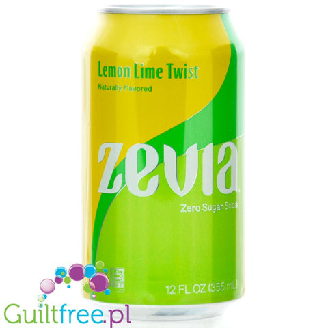 Zevia Zero Lemon Lime Twist - 100% naturalny napój bez kalorii ze stewią