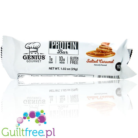 Genius Gourmet Keto Bar, Salted Caramel