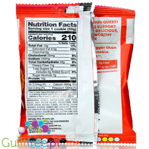 Quest Protein Cookie Peanut Butter & Chocolate Chip