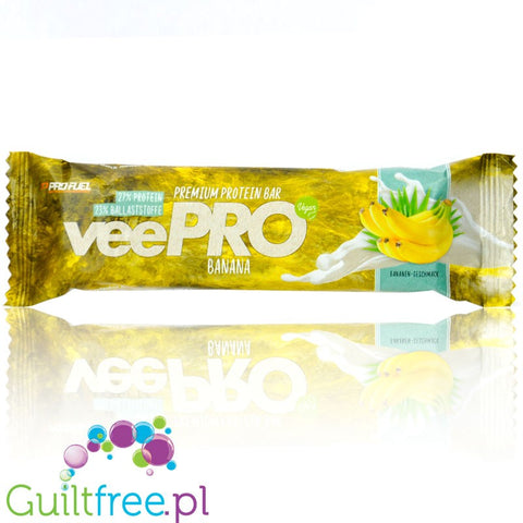 Pro Fuel VeePro Banana - wegański baton proteinowy bez cukru, Banan & Czekolada