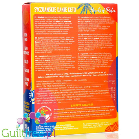 Diet Food Keto Meal Szechuan - gotowe danie obiadowe keto, paleo, wegańskie i bez glutenu