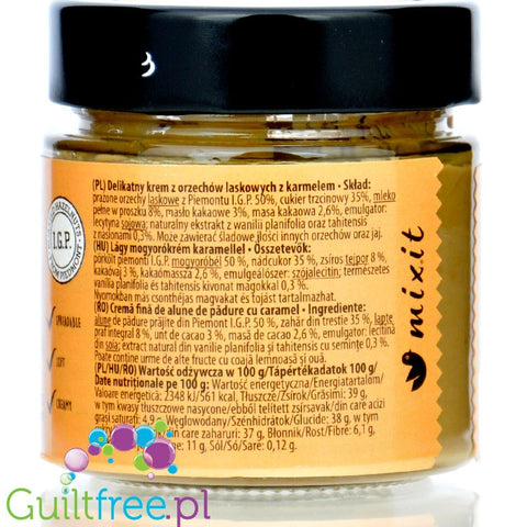 Mixitella Premium - Piedmont hazelnut with caramel