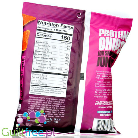 Legendary Popped Protein Chips Barbecue 1.2oz