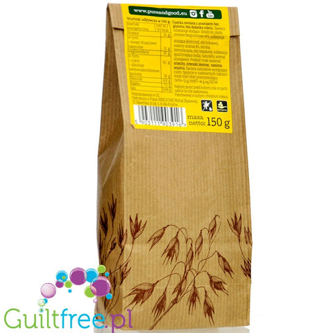 Pure & Good Oatmeal Cookies with Pineapple - gluten-free oatmeal cookies with no added sugar