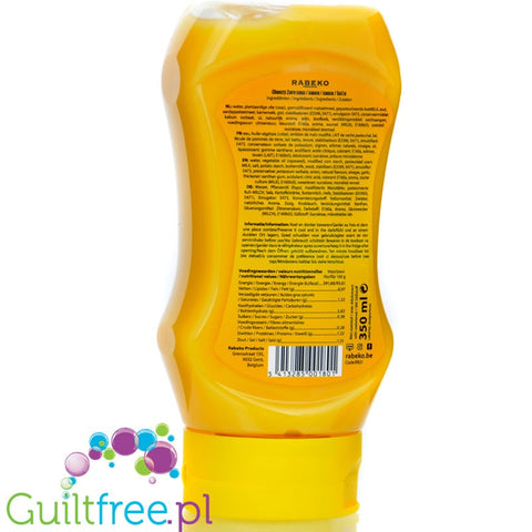 Rabeko Cheezy Zero -  niskokaloryczny, gęsty, niskotłuszczowy sos serowy bez cukru