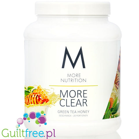 More Nutrition More Clear Green Tea Honey 600g - transparent protein powder, Honey & Green Tea flavor