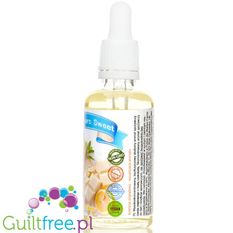 Funky Flavors Sweet White Chocolate & Sorrento Lemon - sweetened white chocolate mousse flavor with lemon without fat and ca