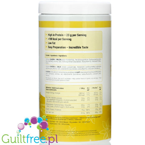 Peak Yummy Protein Pudding Vanilla - waniliowy keto budyń białkowy, 21g białka w porcji 100kcal, 15 porcji puddingu