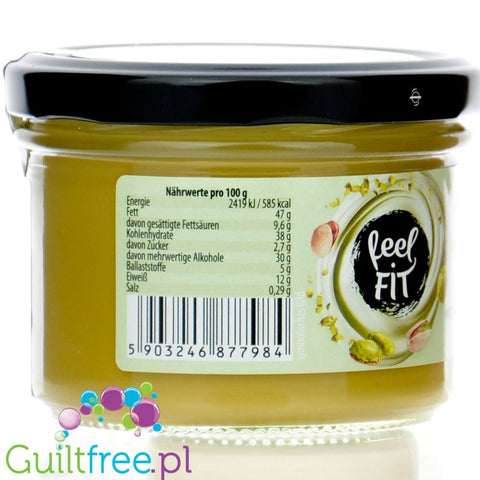 FeelFIT Veganela Pistachio Cream - wegański krem pistacjowy 45% bez dodatku cukru