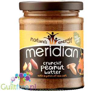 Meridian crunchy peanut butter 100% nuts