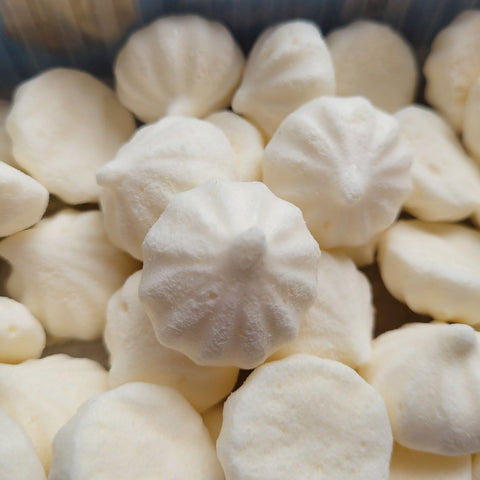 Locco Meringue Natural Creamy 1kcal - bezy bez cukru z erytrytolem i stewią, 1kcal w sztuce, smak kremowej śmietanki
